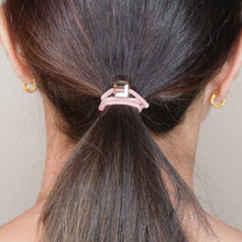 Load image into Gallery viewer, crystal cube hair band various colours pink on brown hair woman
