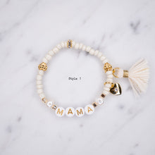 Load image into Gallery viewer, 24K Gold Plated 'Mama' Beaded Bracelet