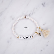 Load image into Gallery viewer, 24K Gold Plated &#39;Mama&#39; Beaded Bracelet
