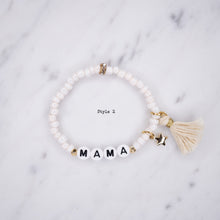 Load image into Gallery viewer, 24K Gold Plated 'Mama' Beaded Bracelet